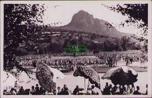 171215 AK Bilina Bilin um 1930 Fotokarte Freibad Stadtbad