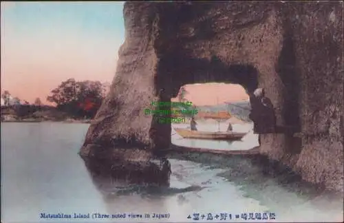 171076 AK Matsushima Island Three noted views in Japan um 1910