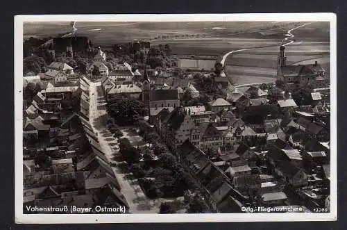 100281 Ansichtskarte Vohenstrauß Bayer. Ostmark Orig. Fliegeraufnahme 1940