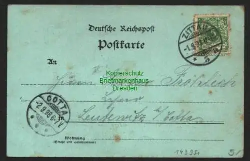 143951 AK Nonnenfelsen bei Johnsdorf Mondscheinkarte 1898