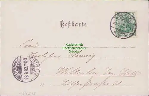 154515 AK Buk Kreis Cammin Molkerei Brennerei Bahnhof Post 1902