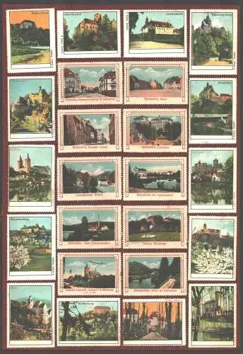 B7964 100 Reklamemarken Sachsen Berlin Seifix Schwan Seife Globin Küchenglanz Si