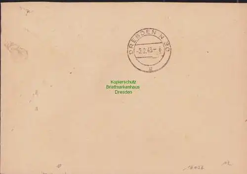 B17456 Einschreiben R-Brief an Gebr. Hörmann A.-G. Kattowitz 1942