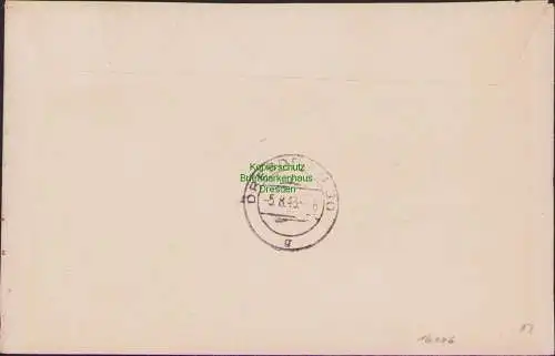 B17406 Einschreiben R-Brief an Gebr. Hörmann A.-G. Berlin 37 1943