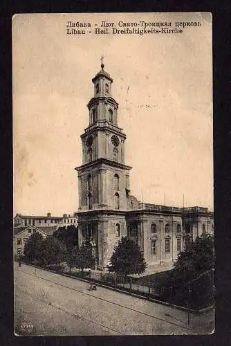 94574 AK Liepāja Libau Lettland Heil. Dreifaltigkeits Kirche 1916 Marinelazarett