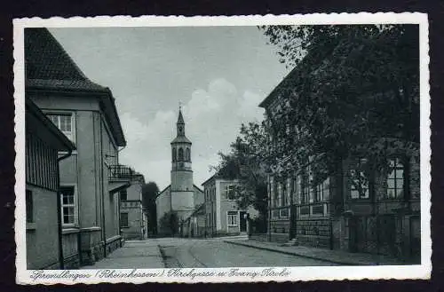 94446 AK Sprendlingen Rheinhessen Kirchgasse Evang. Kirche