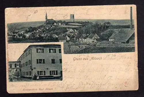 94376 AK Abbach Restauration Gasthaus Bad Abbach 1902