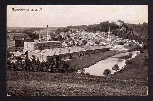 94152 AK Hirschberg an der Saale 1927 Fabrik