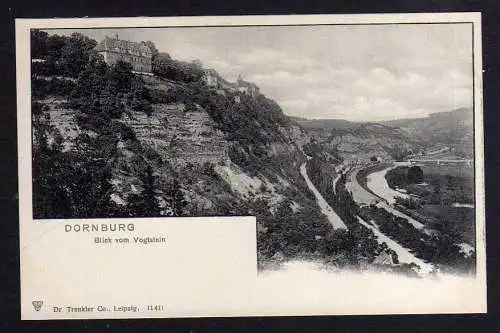 94143 AK Dornburg Saale Blick vom Vogtstein um 1905