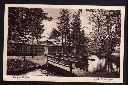 92881 AK Treuenbrietzen Städtische Badeanstalt 1932