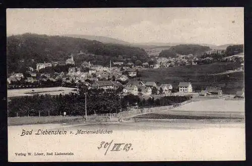 88085 AK Bad Liebenstein v. Marienwäldchen 1903