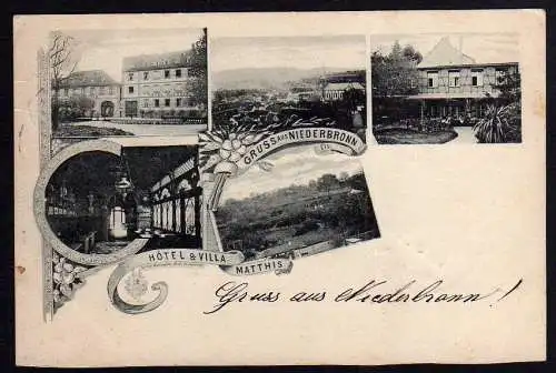 71780 AK Niederbronn Niederbronn-les-Bains Hotel Villa Mathis 1899 5 Bilder