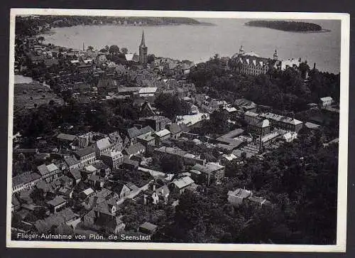 71483 AK Luftbild Fliegeraufnahme Plön Seenstadt 1939