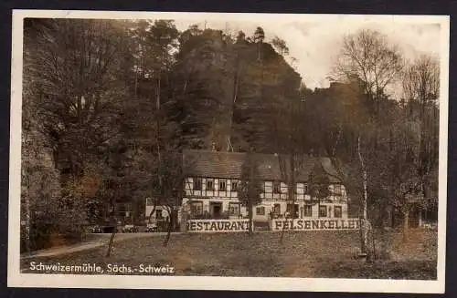 68395 AK Rosenthal Schweizermühle 1933 Restaurant