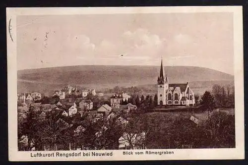 68678 AK Rengsdorf bei Neuwied Kirche 1933