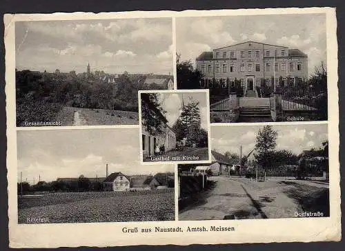 68674 AK Naustadt Amt Meissen Gasthof Rittergut Schule