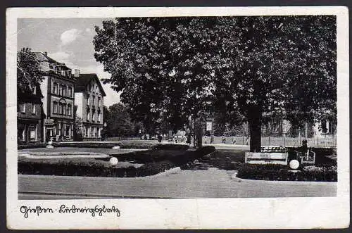 64910 AK Gießen Ludwigsplatz ca. 1942