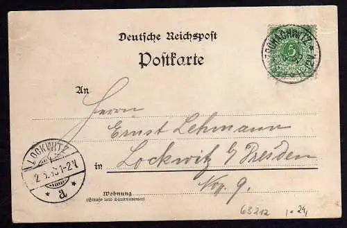 63212 AK Bautzen Hotel zur Krone Speisesaal 1898