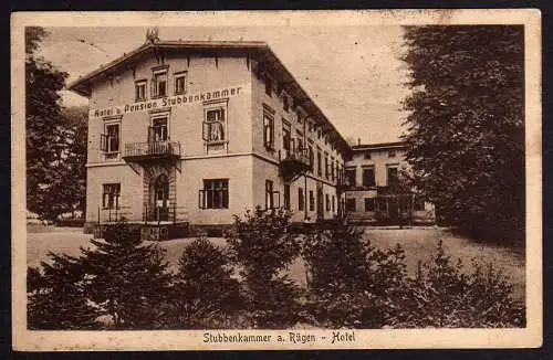 62621 AK Hotel u. Pension Stubbenkammer Rügen 1935