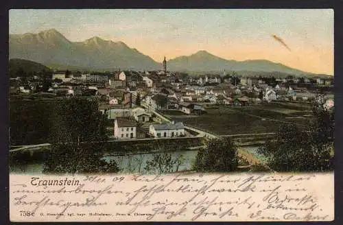 62533 AK Traunstein 1904 Panorama