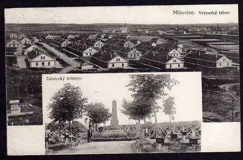 62440 AK Milivice Truppenübungsplatz Milowitz Vojensky um 1920