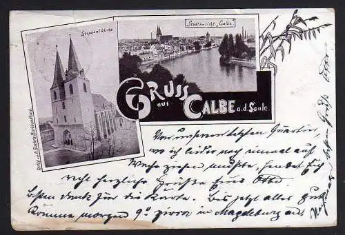 62179 AK Calbe a.d. Saale Stephanikirche 1900