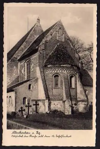 50224 AK Altenkirchen Rügen Ostgiebel der Kirche um 1935