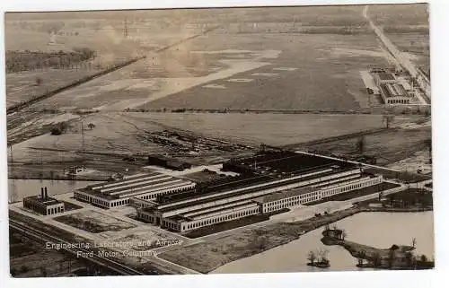 50189 AK Dearborn Ford Lincoln cars Michigan Airport um 1930