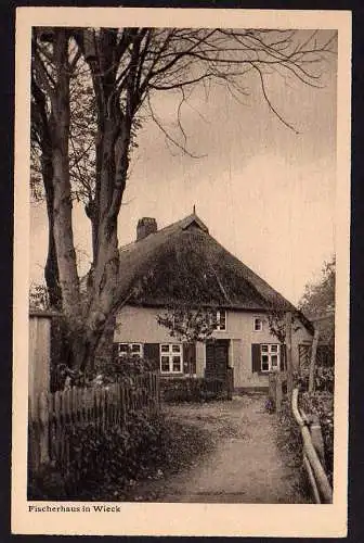 50270 AK Fischerhaus in Wieck Pommersche Heimatschutz um 1925