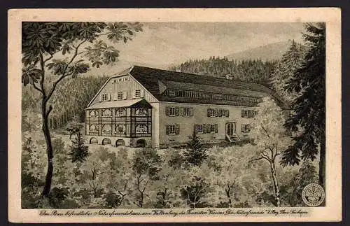 50252 AK Valtenberg  Naturfreundehaus Sachsen um 1920