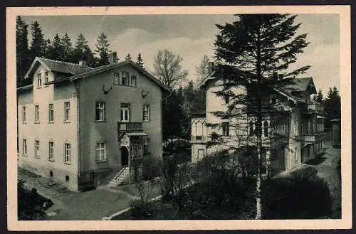 50368 AK Bad Reiboldsgrün 1927 Waldhaus mit Beamtenhaus