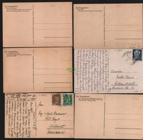 50571 6 AK Bad Berggießhübel 1927 Katastrophe Unwetter