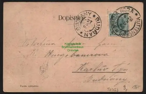 50753 AK Kutná Hora Kuttenberg 1900 Kutnohorske vystavy