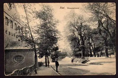 44902 AK Kiel um 1915 Wasserstraße