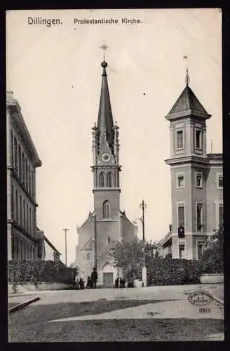 44903 AK Dillingen an der Donau Protestantische Kirche um 1910