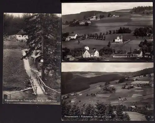 44865 3 AK Warmensteinach Fichtelgebirge Fotokarte Pfeifferhaus 1927 1929 1930