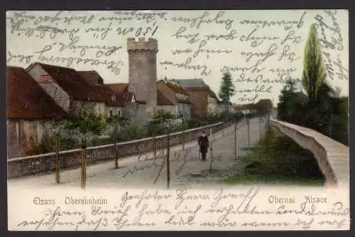 44940 AK Elsass Oberehnheim Obernai Alsace 1905