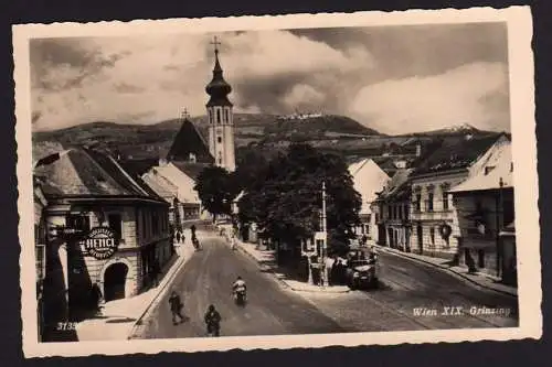 44848 AK Wien XIX. Grinzig 1939 Hochster Hengl Heuricer Weinschänker