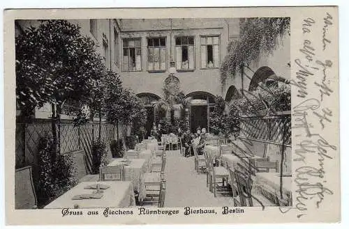 42300 AK Berlin 1913 Siechens Nürnberger Bierhaus