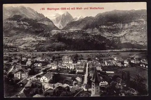 42061 AK Meiringen Wellhorn Wetterhorn 1912