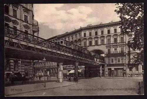 41970 AK Berlin Hochbahn Hausdurchbruch Dennewitzstraße