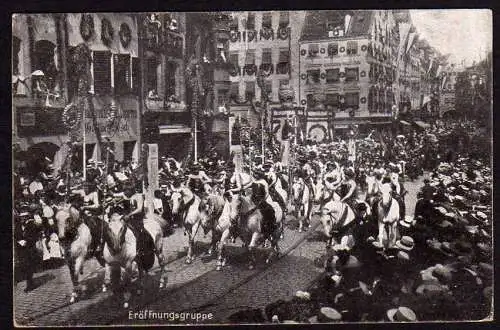 40164 AK Nürnberg Sängerbundfest 1912 Eröffnungsgruppe