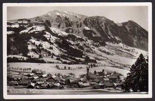 40295 AK Rettenberg Allgäu im Winter 1940