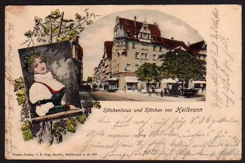 40167 AK Heilbronn Kätchenhaus und Kätchen ca. 1900