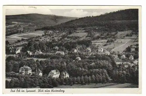 39894 AK Bad Orb im Spessart Blick zum Wintersberg 1951