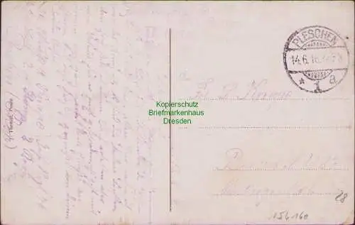 156160 AK Pleszew Pleschen 1916 Die neue Infanteriekaserne