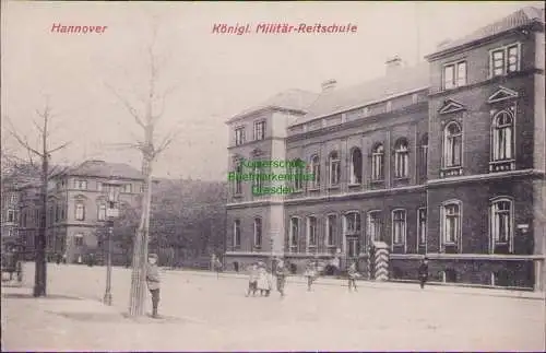 156065 AK Hannover um 1910 Königliche Militär Reitschule