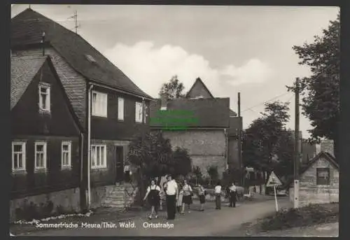 154482 AK Meura Thür. Wald Ortsstraße 1977