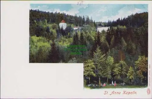 154564 AK St. Anna Kapelle Riesengebirge um 1900