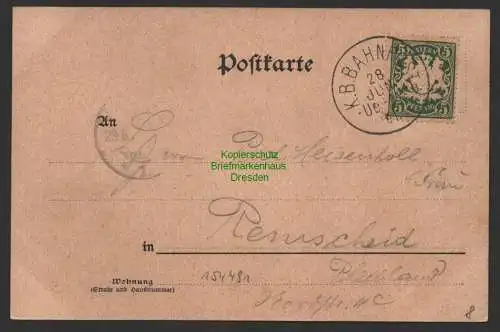 154491 AK Marquartstein Kr. Traunstein 1901 Brücke über Tiroler Achen